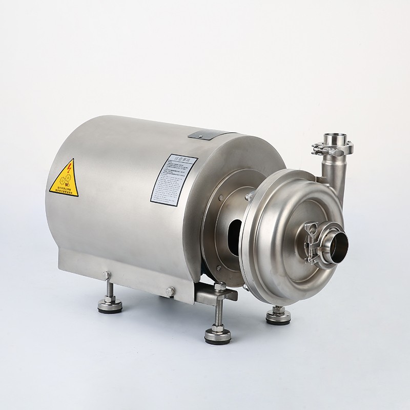 Circular Shell Centrifugal Sanitary Pump With Open Impeller 