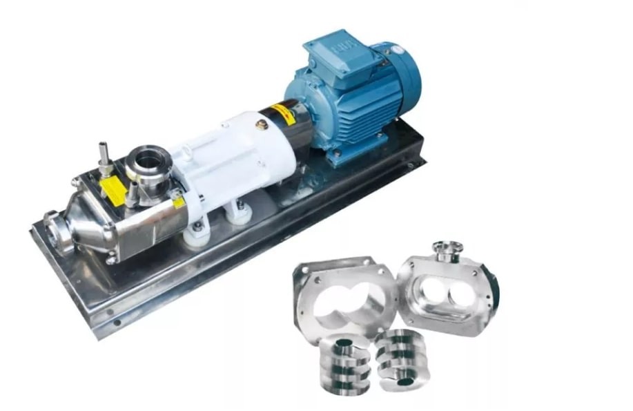 Twin screw pump